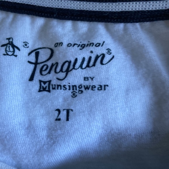 Penguin t-shirt toddler new perfect condition just wrinkled from packing - Picture 3 of 6